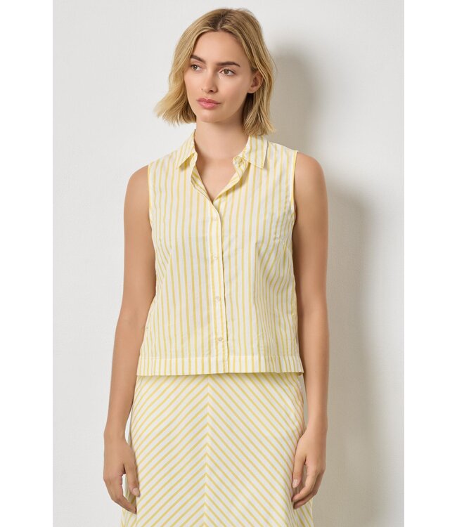 Lilla P Striped Slvlss Shirt
