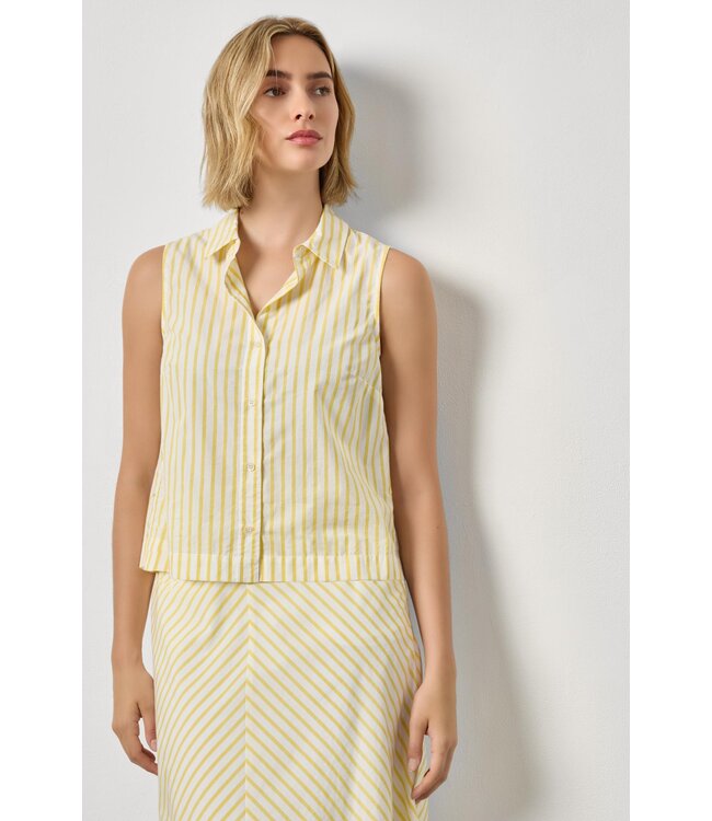 Lilla P Striped Slvlss Shirt