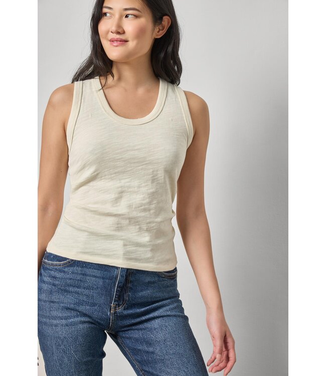 Lilla P Vintage Side Pleat Tank