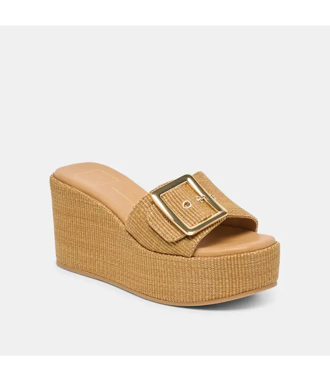 Dolce Vita Jilian Wedges Mocha Raffia