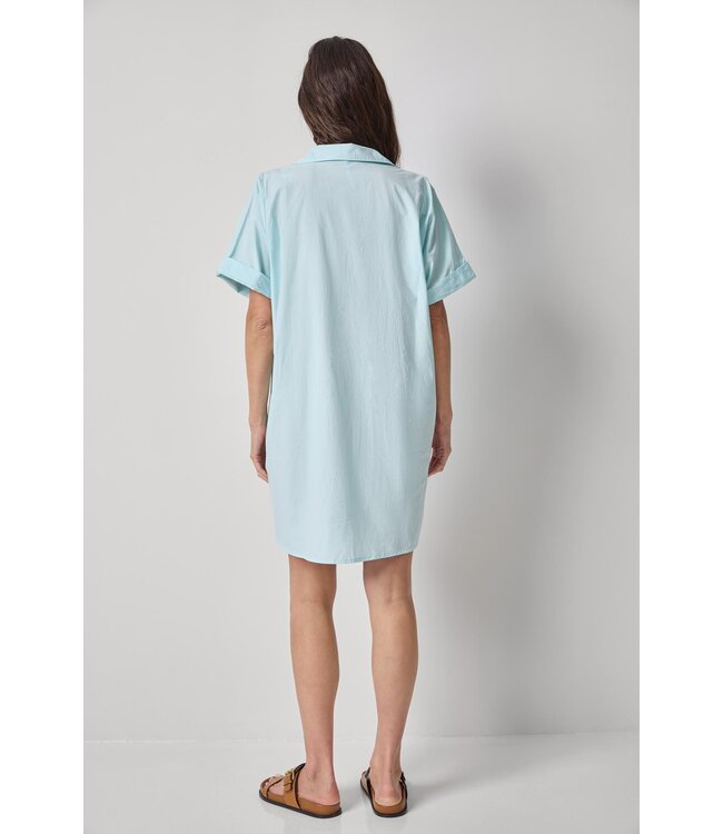 Lilla P Poplin Dolman Shirt Dress