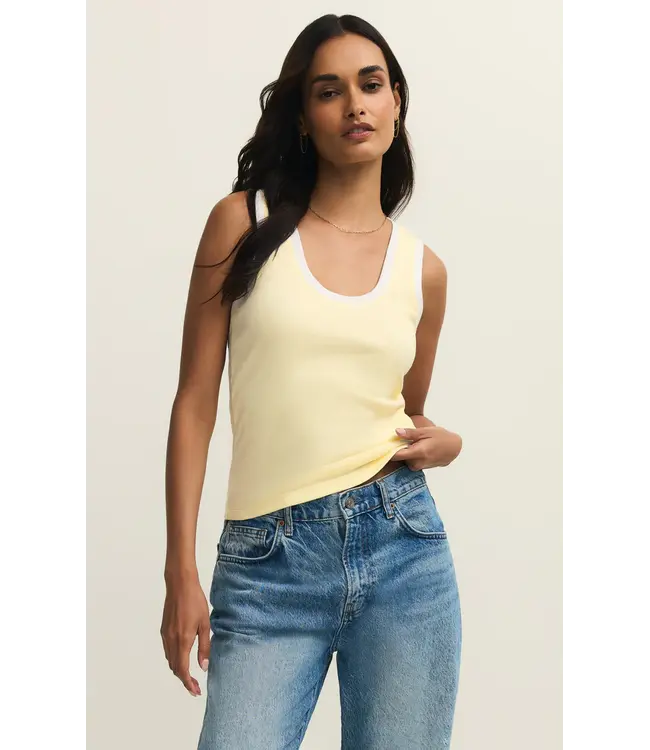 Z Supply Sirena Colorblocked Rib Tank