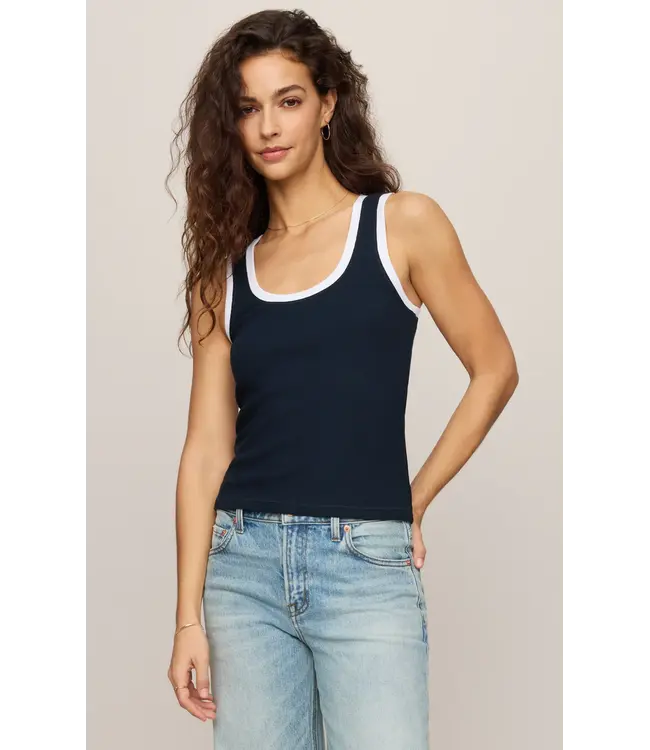 Z Supply Sirena Colorblocked Rib Tank