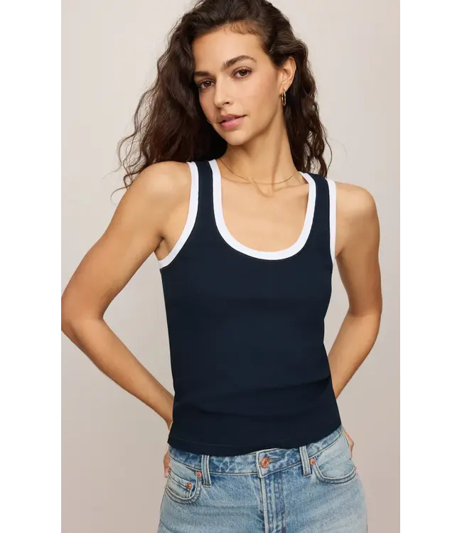 Z Supply Sirena Colorblocked Rib Tank