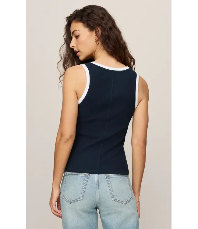 Z Supply Sirena Colorblocked Rib Tank