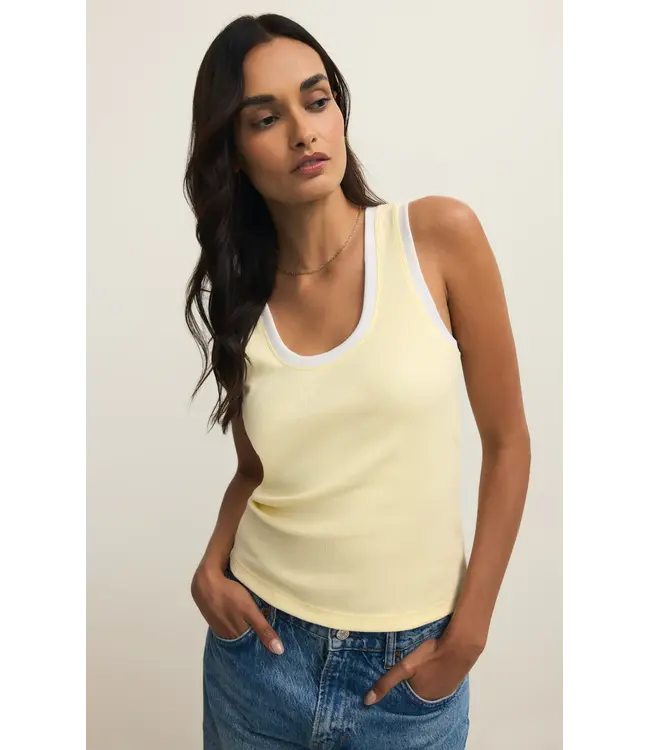 Z Supply Sirena Colorblocked Rib Tank