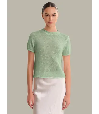 525 Faye Rolled Edge Sweater Tee