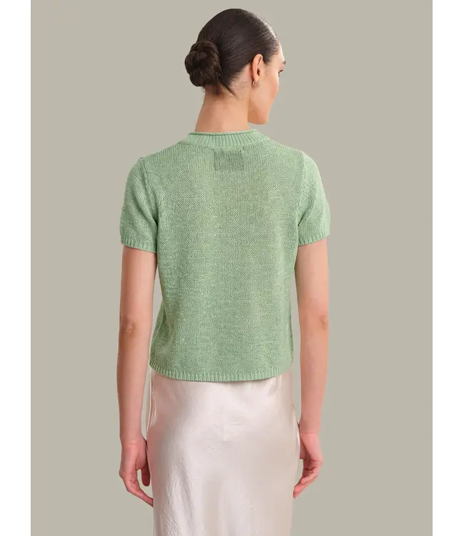 525 Faye Rolled Edge Sweater Tee