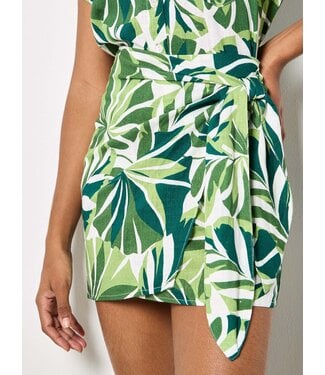Wrapped in the Tropics Mini Skirt