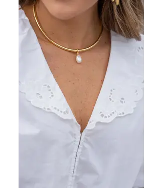 Clover + Palm Choker Necklace