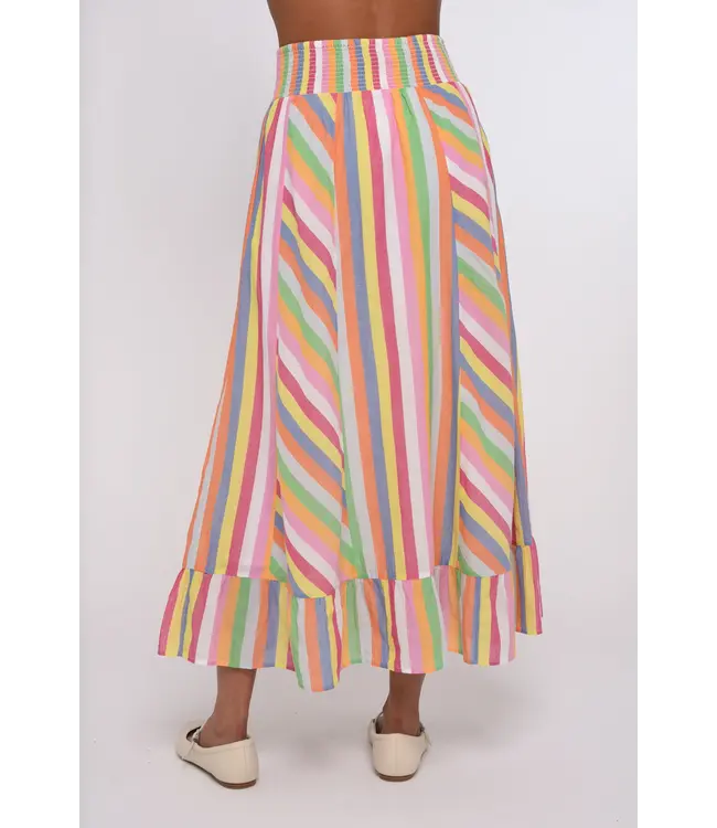Love The Label Surya Stripe Skirt