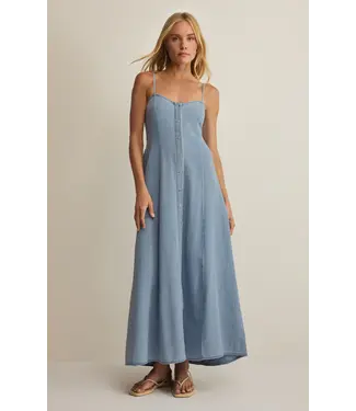 Z Supply Angel Eyes Chambray Midi Dress