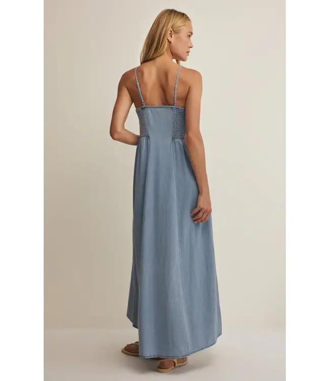 Z Supply Angel Eyes Chambray Midi Dress