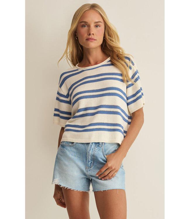 Z Supply Prado Stripe Sweater Tee