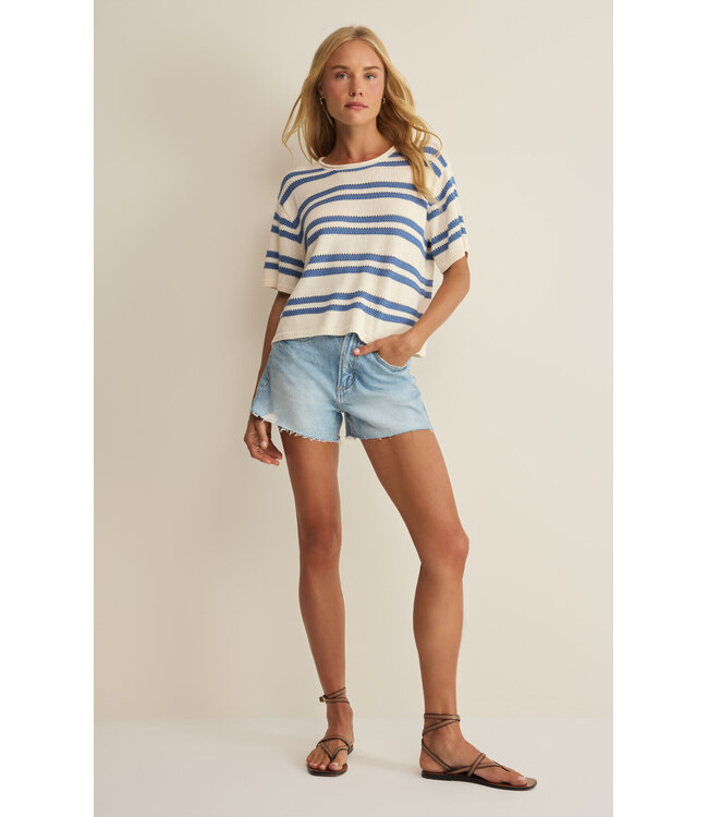 Z Supply Prado Stripe Sweater Tee