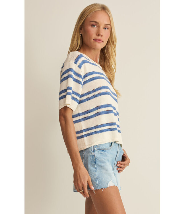 Z Supply Prado Stripe Sweater Tee
