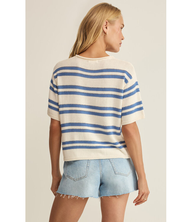 Z Supply Prado Stripe Sweater Tee