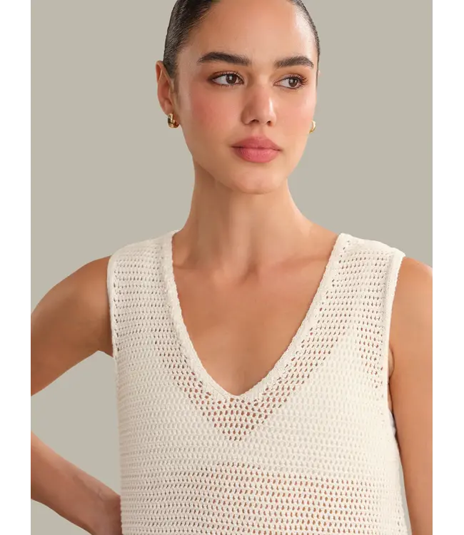 525 Rosa V-Neck Mesh Tank
