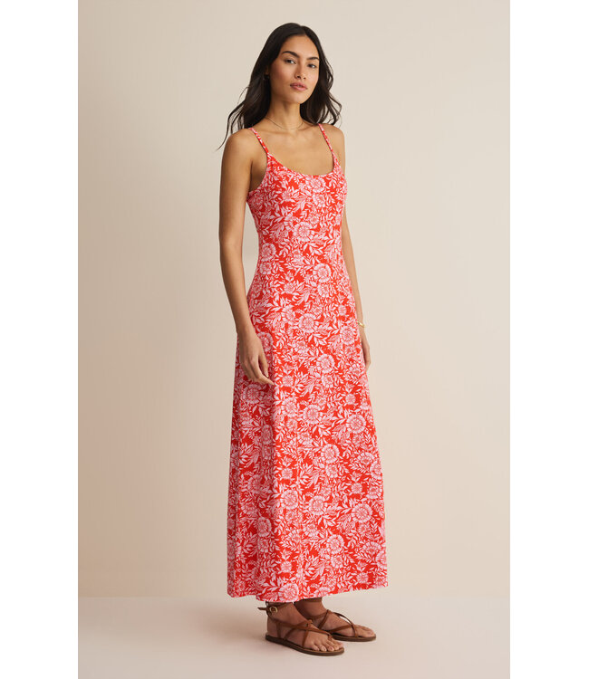Z Supply Charisma Ona Floral Midi Dress