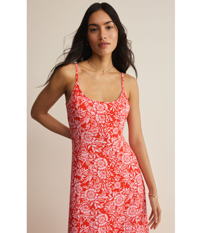 Z Supply Charisma Ona Floral Midi Dress