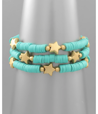 Star Station Bead Bracelet
