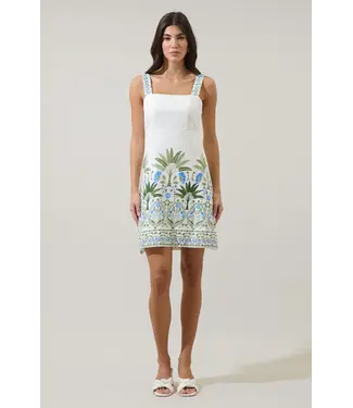 Senara Floral Sally Mini Dress