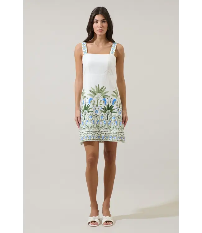Senara Floral Sally Mini Dress
