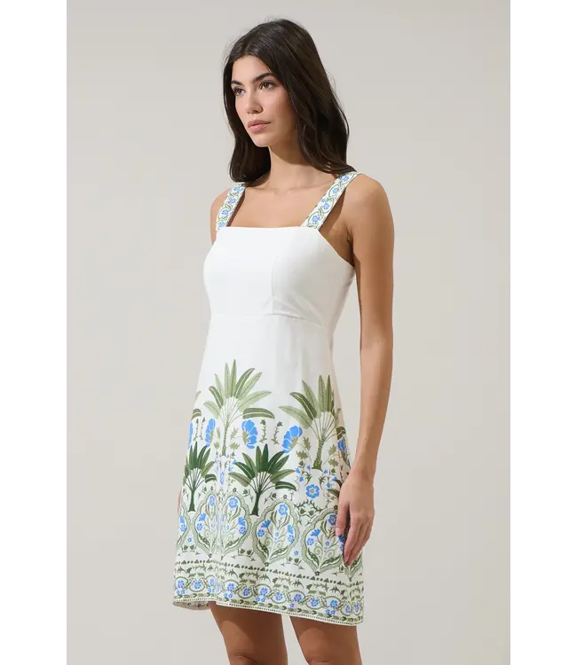Senara Floral Sally Mini Dress