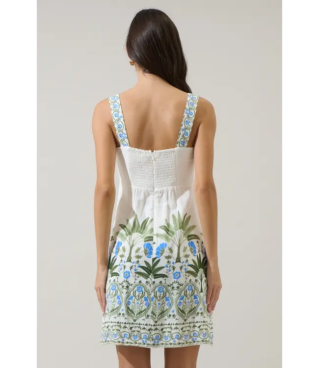 Senara Floral Sally Mini Dress