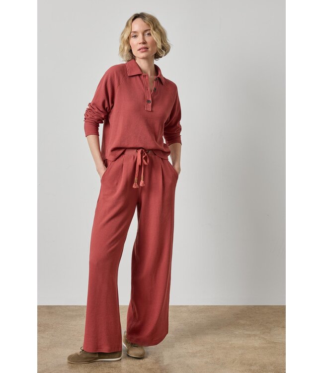 Lilla P Full Length Pleat Pant