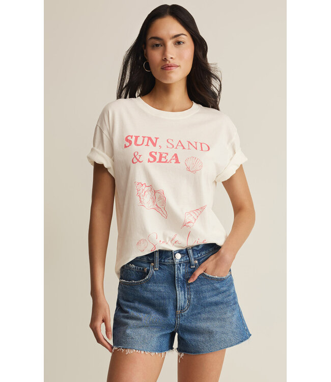 Z Supply Sea La Vie Boyfriend Tee