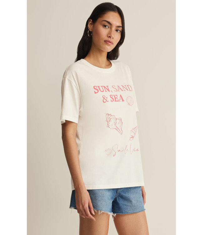 Z Supply Sea La Vie Boyfriend Tee