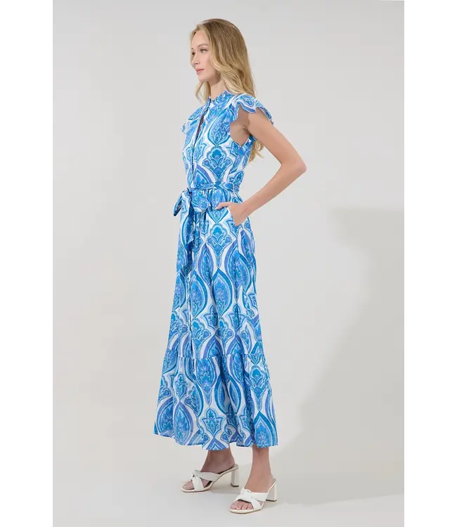 Riah Button Down Maxi