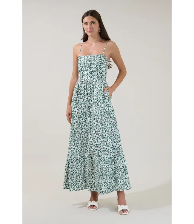 Sima Pleated Maxi