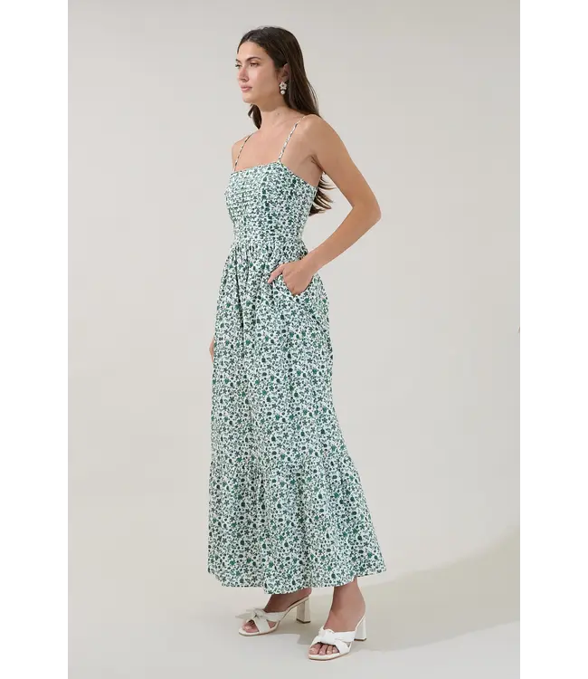 Sima Pleated Maxi