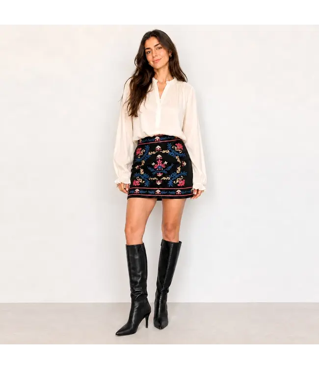 Midnight Garden Mini Skirt