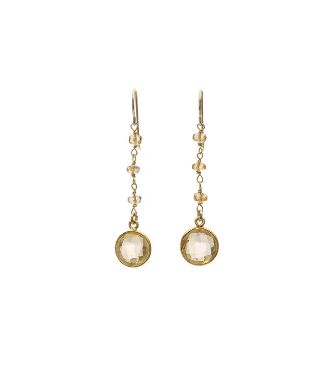 Citrine Drop Earring