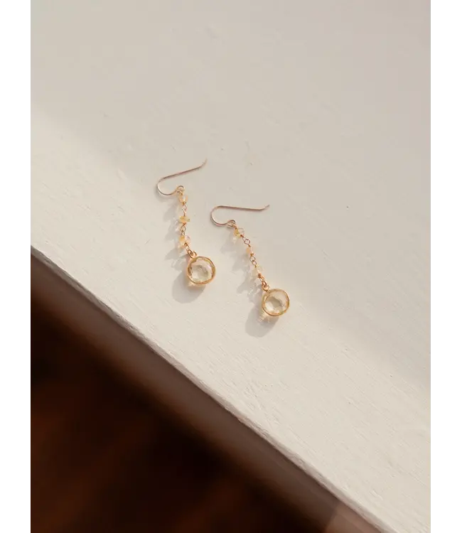 Citrine Drop Earring