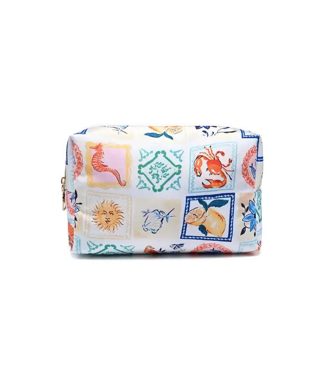 Amalfi Escape Cosmetic Bag