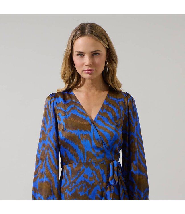 Krista Mini Wrap Dress