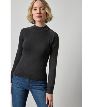 Lilla P Raglan Long Sleeve Mock Neck