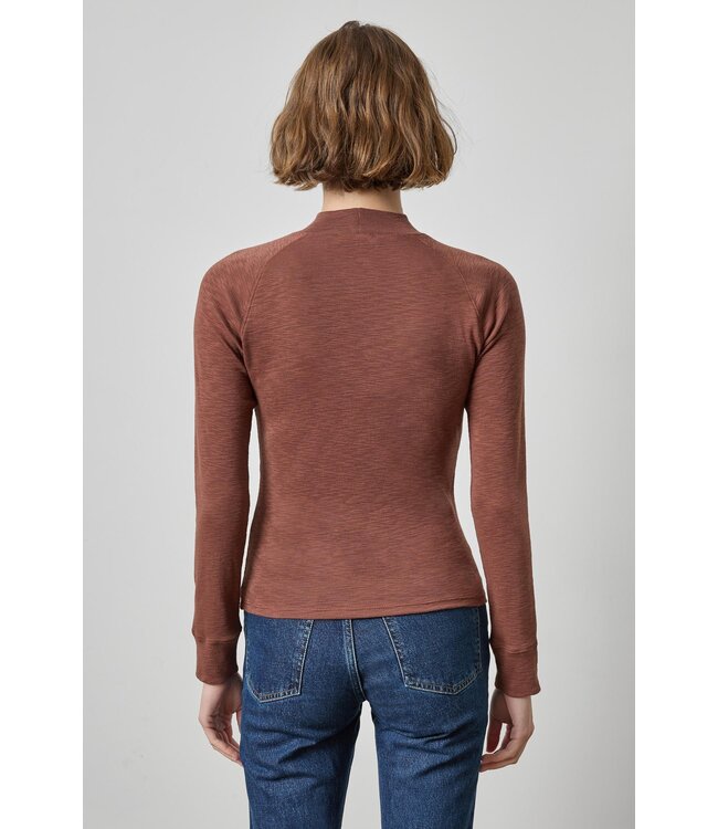 Lilla P Raglan Long Sleeve Mock Neck