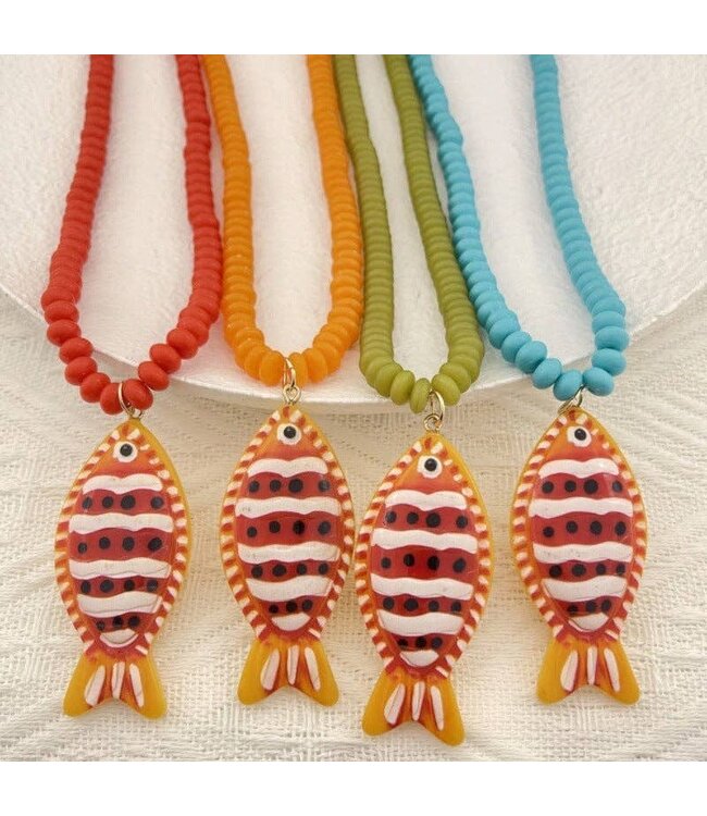 Gone Fishing Necklace