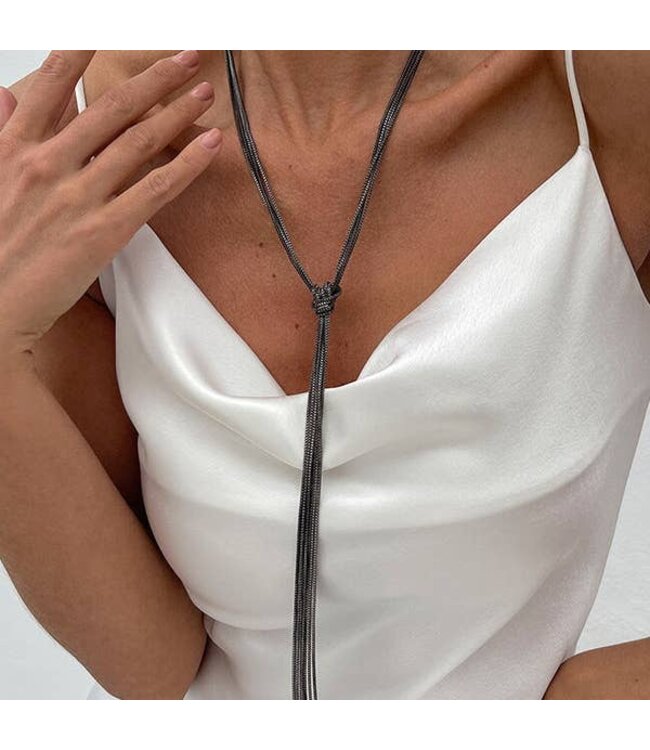 Tasseled Long Necklace