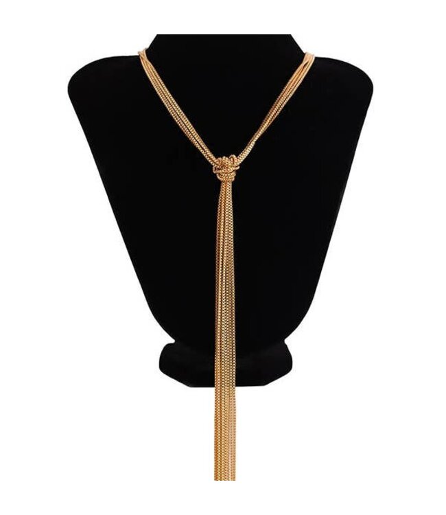 Tasseled Long Necklace