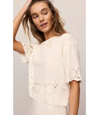 Z Supply Daya Embroidered Top