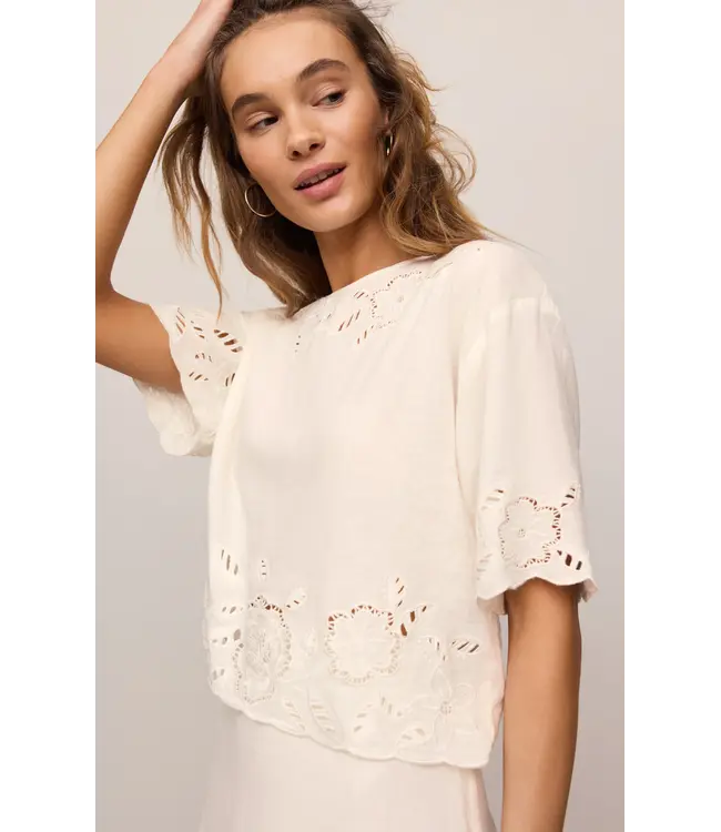 Z Supply Daya Embroidered Top