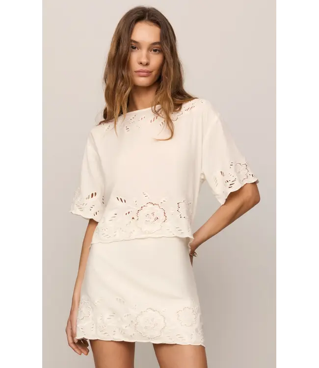 Z Supply Daya Embroidered Top