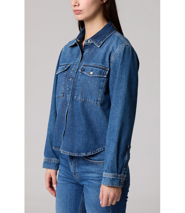 Mavi Tia Boxy Denim Shirt