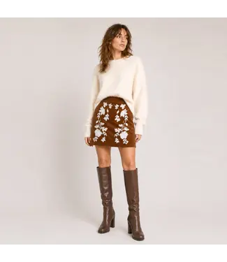 Celeste Corduroy Mini Skirt